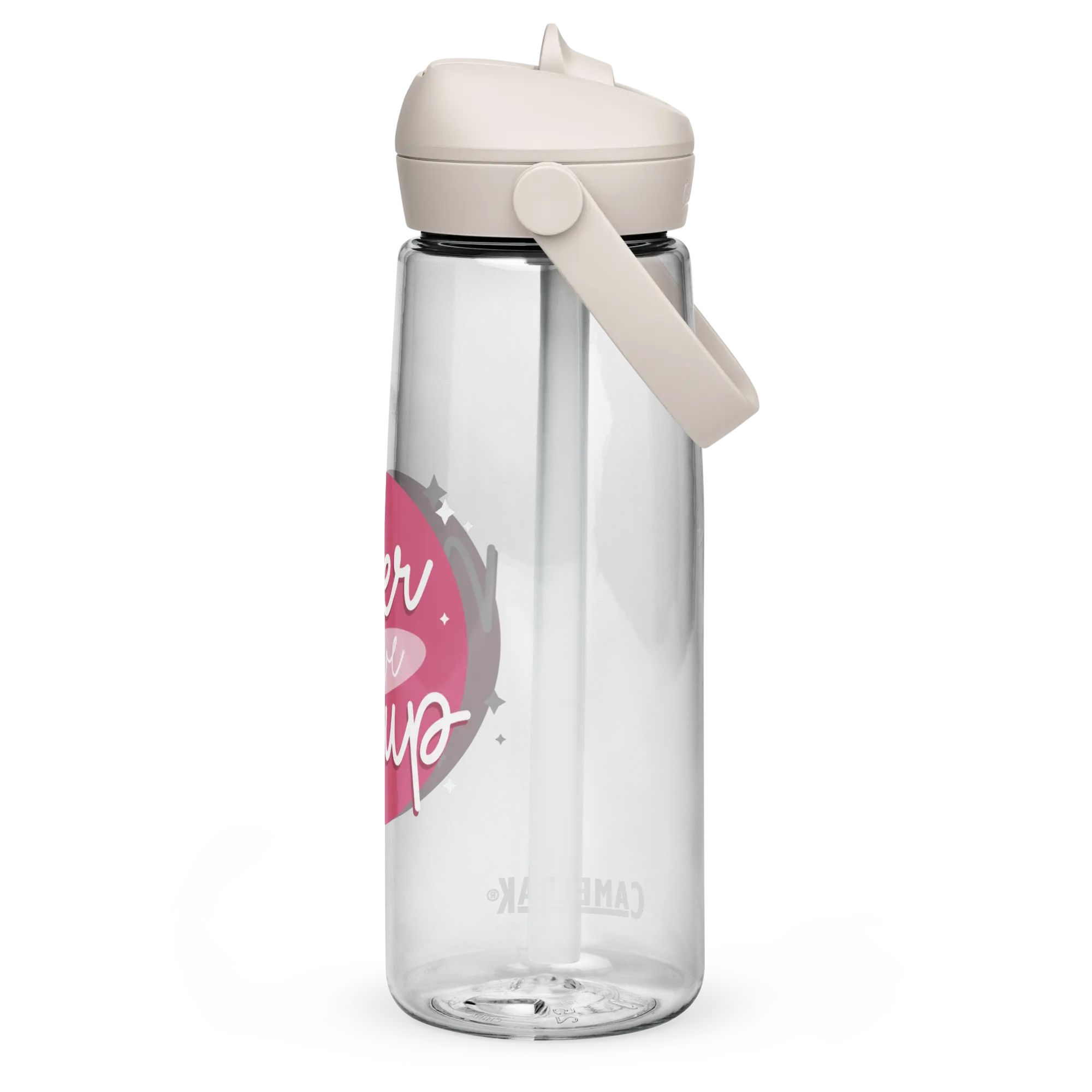 Never Give Up Watter Bottle - Image 3